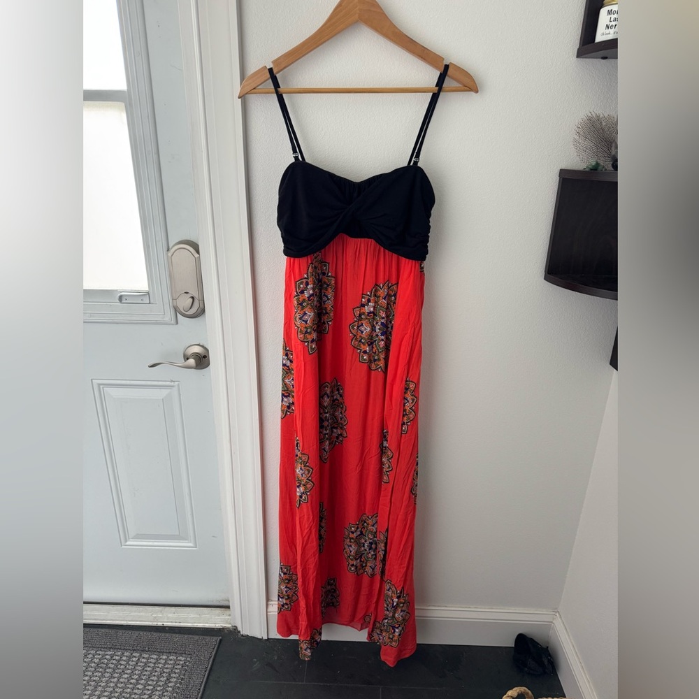 • Anthropologie • Women’s Maxi Dress Lilka removable straps